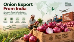 Onion Export From India: A Complete Guide to Production, Varieties, Markets & Global Trade