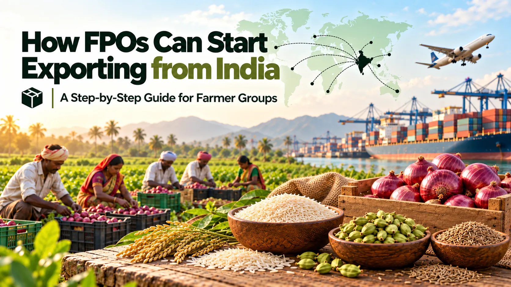 How FPOs and Farmer Groups Can Start Exporting from India